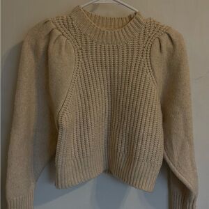 Cropped Cream Sweater